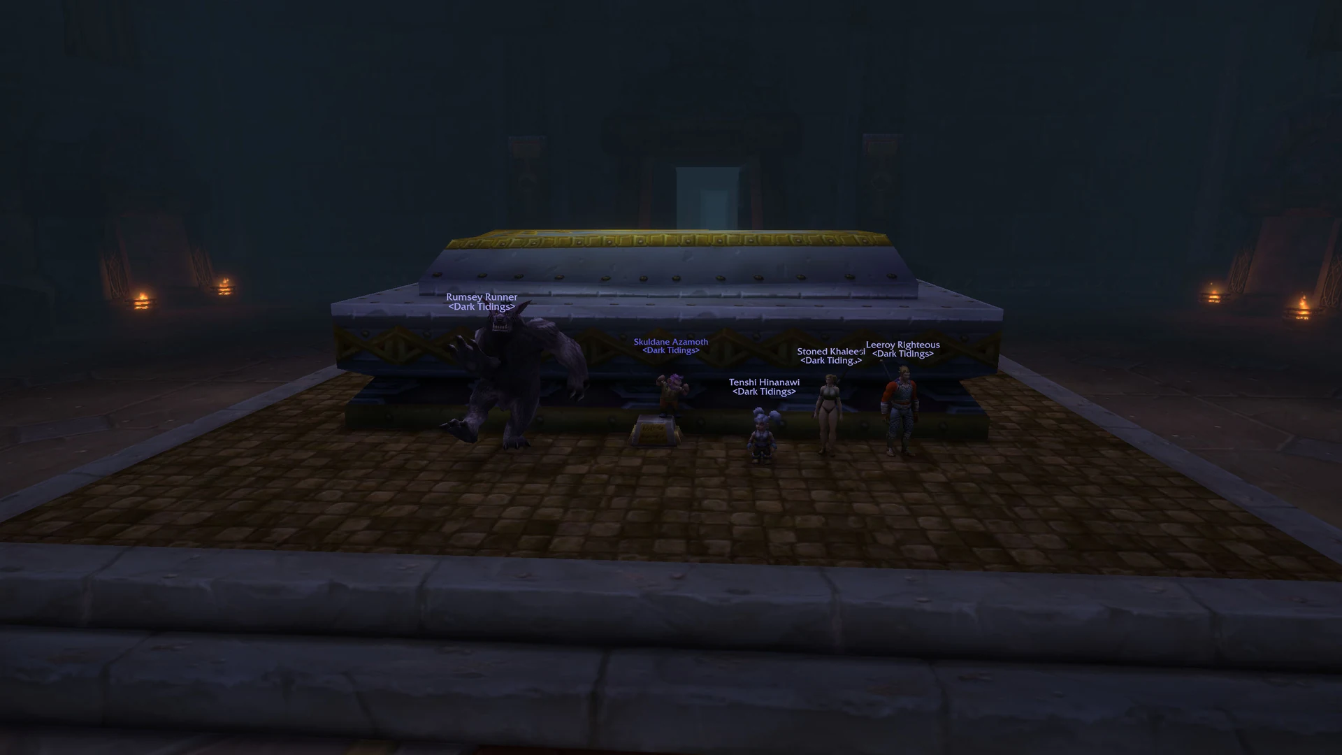 A dungeon with the guild — Dark Tidings in the WoW Forever Beta